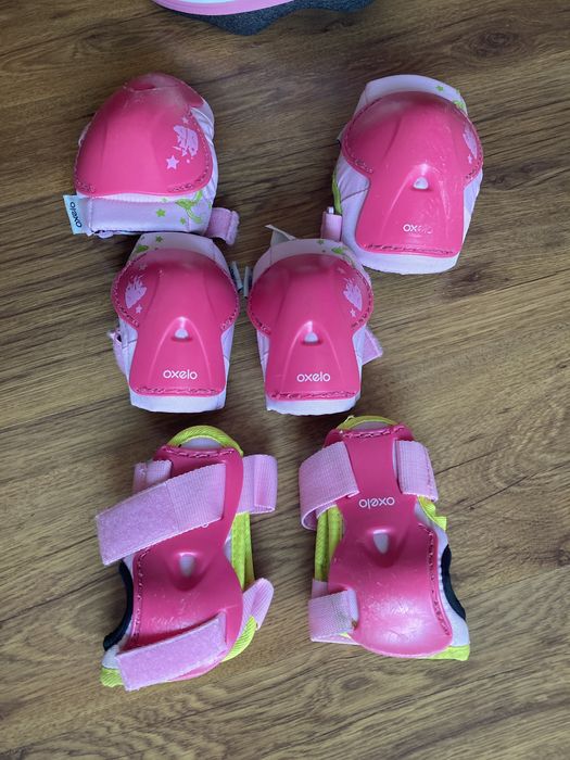 Намалени! Детски ролери 29-33 н, каска и протектори