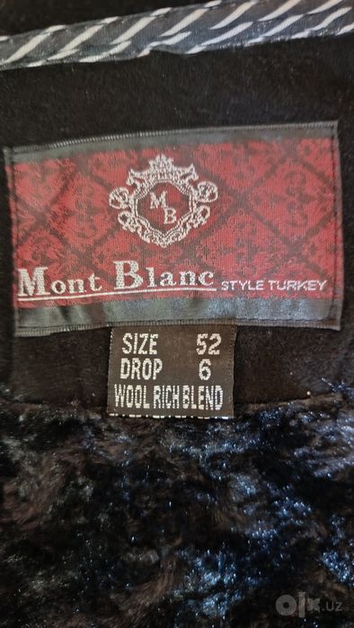 мужское  пальто Mont Blan новое