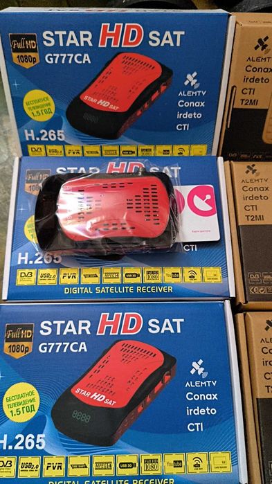 Спутниковый Тюнер Новый Starsat HDG777CA Читает Карты Conax Irdeto Cti