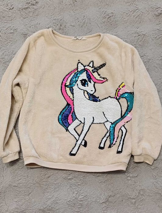 Bluza iarna unicorn 6-8 ani