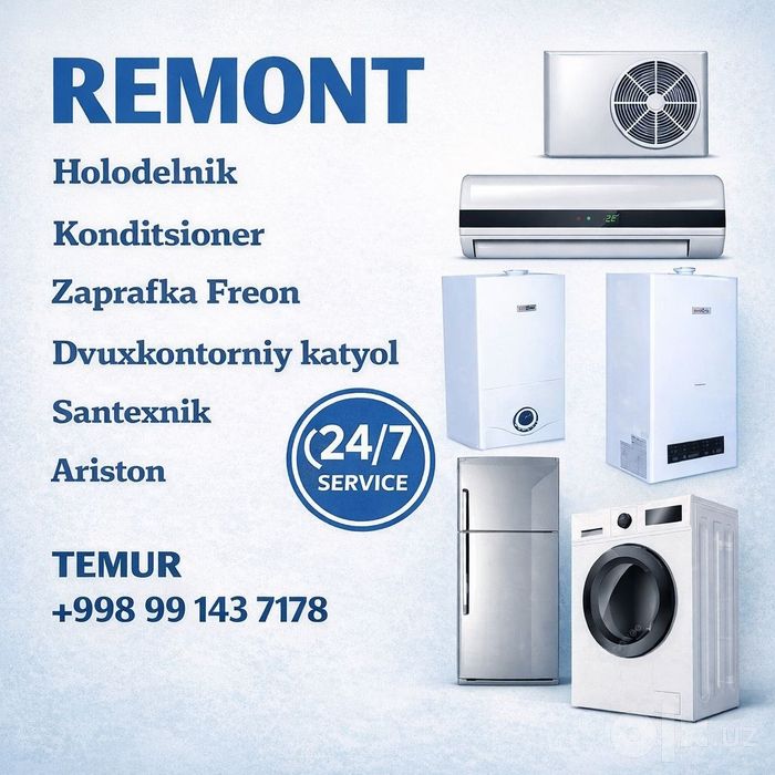 dvuhkontir katyol ariston remont jizzax