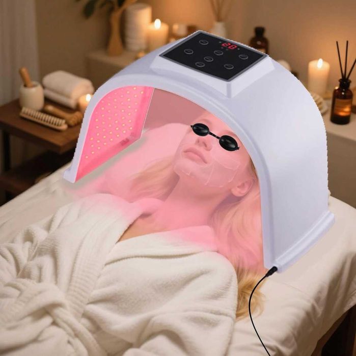 Masca facială cu LED JMFBeauty,pro-firmare și netezire riduri, XXL nou