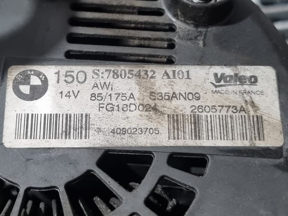 Alternator BMW X3 E83 Facelift 2.0 D - 177CP 1995CC N47 Euro5 (1512) Diesel ...