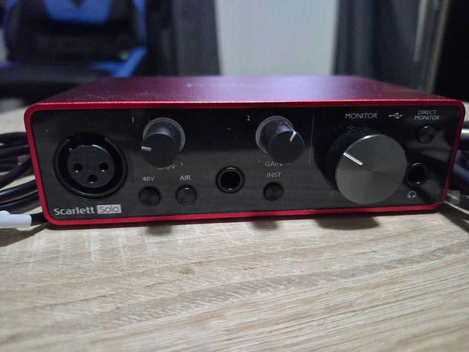 Focusrite Scarlett solo 3rd gen