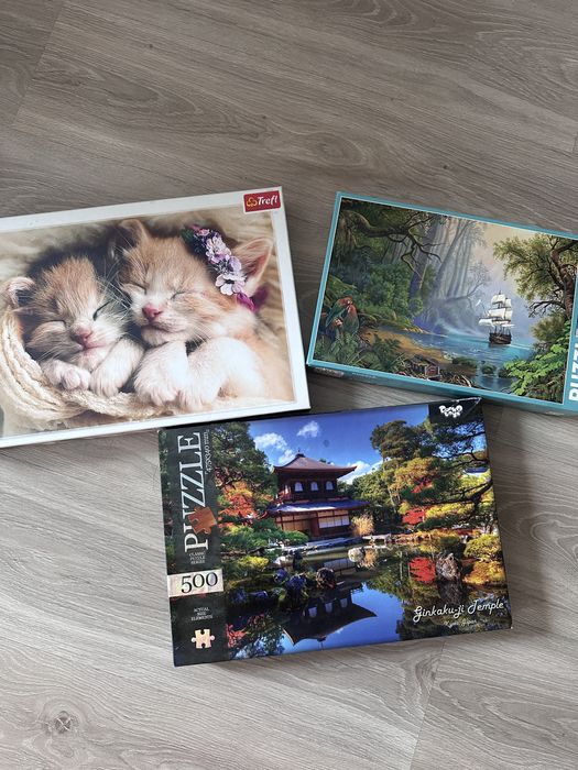 Продам б/у пазлы