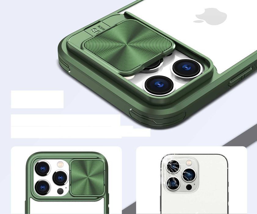 Husa Premium transparenta cu protectie metalica pt. iPhone 15 / 15 Pro