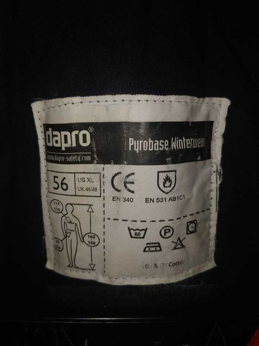Спец одежда dapro 56 размер рост 182-188