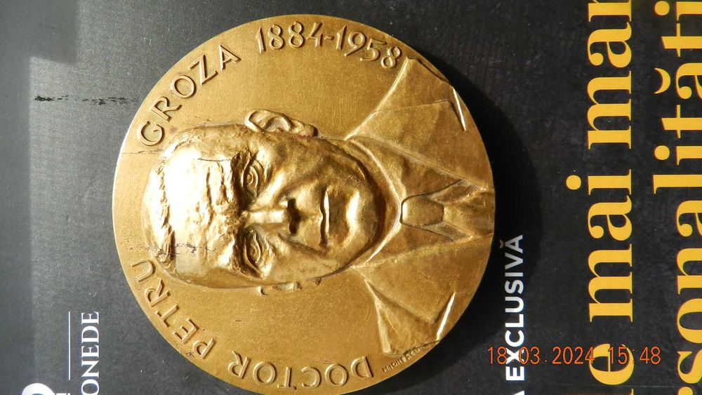 Medalie mare Doctor Petru Groza 1958