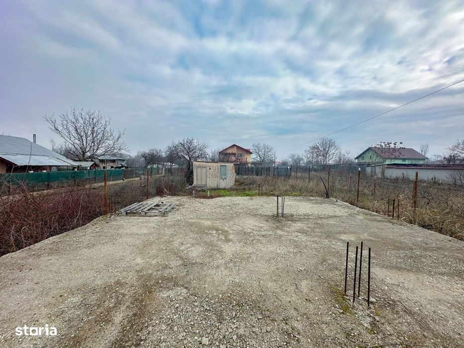 Mihăilești - teren împrejmuit 401mp, cu puț, COMISION 0