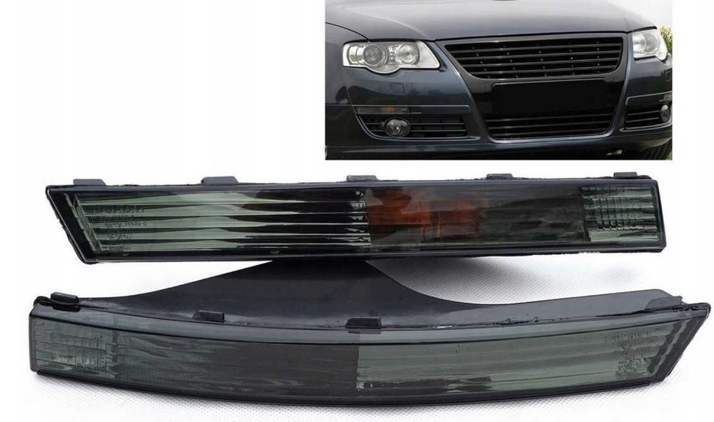 Мигачи Предни VW Passat B6 3C Тъмни опушени Нови Pasat пасат Б6