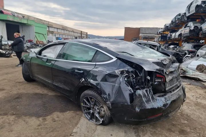 amortizor telescop stanga dreapta fuzeta brat calaret punte fata spate haion Tesla model 3 LR dual motor, 4x4, 441cp, capacitate acumulator 80.5kwh  dezmembrez