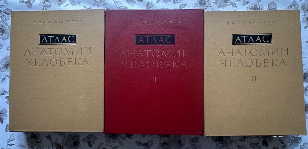 Атласи по анатомия на човека – Синелников (3 тома)
