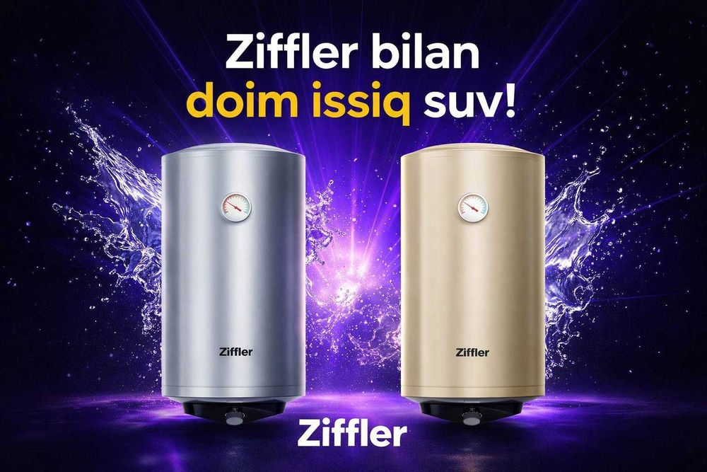 ZIFFLER 100litr сув иситгич элетро водонагреватель suv isitgich склад