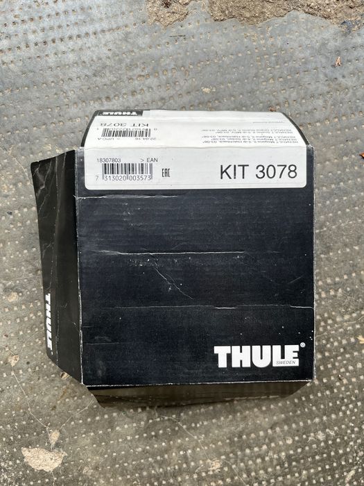 Bare Thule SquareBar 108 sau 760, Kit Thule 3078, butuci Thule N215
