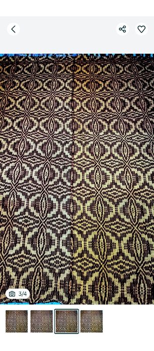 MACAT țărănesc țesut la război cu urzeală de bumbac