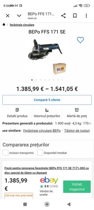Mașina de frezat BEPO