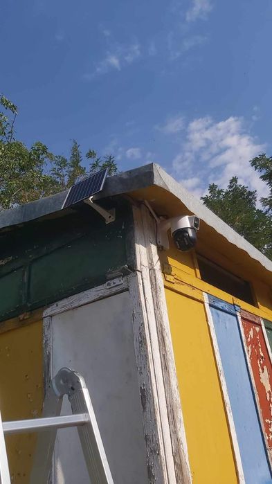 Двойна соларна камера 4G(сим карта) V360pro