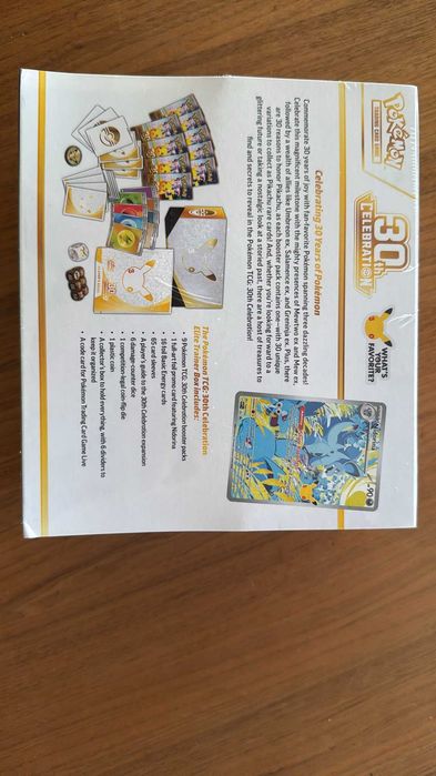 ETB Box Pokemon 30th Celebrations Sigilat pokemon elite trainer box