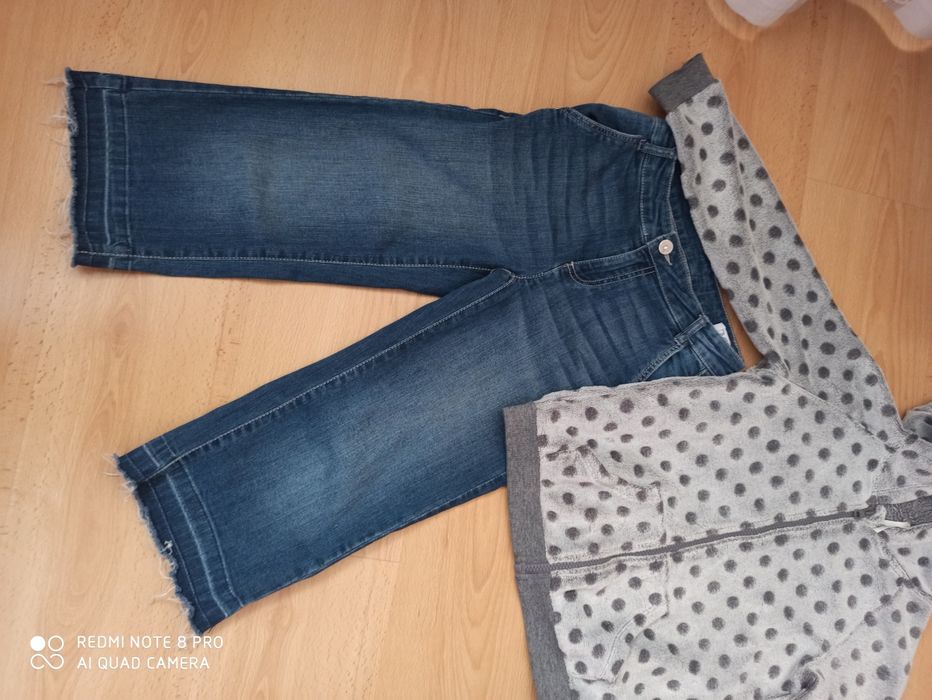 Италиански комплект от дънки и анураче.