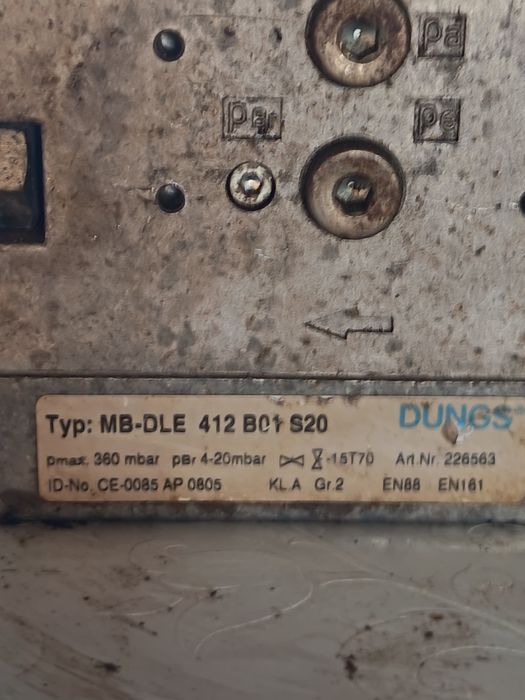 Vând vană gaz multibloc Arbo, MB-DLE 412 B01 S20  pentru arzător P30 4-20 mbar 1 1/4"F
