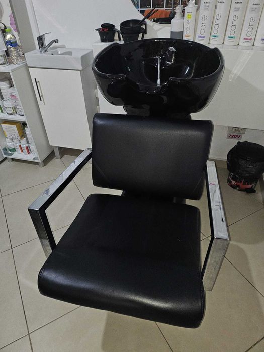 aparatura coafor scaun, casca si scafa