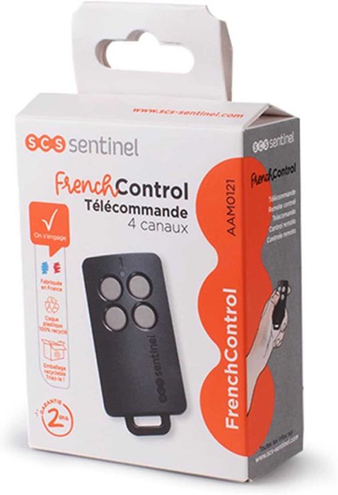 Telecomanda garaj SCS SENTINEL AAM0121, control la distanta, negru,50m