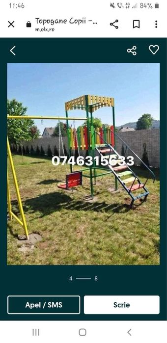 Topogan pentru copii calitativ