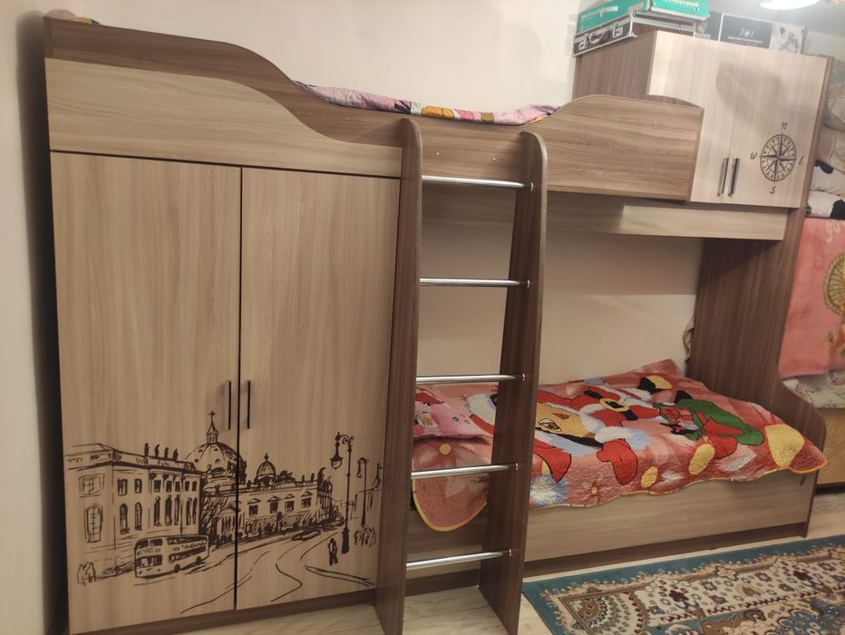 2-ярусный детский  кровать