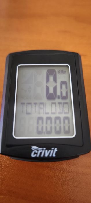 Безжичен велосипеден компютър Crivit – 20+ функции, НОВ