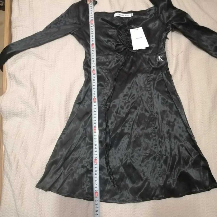 Черна дамска рокля Calvin Klein Jeans XS