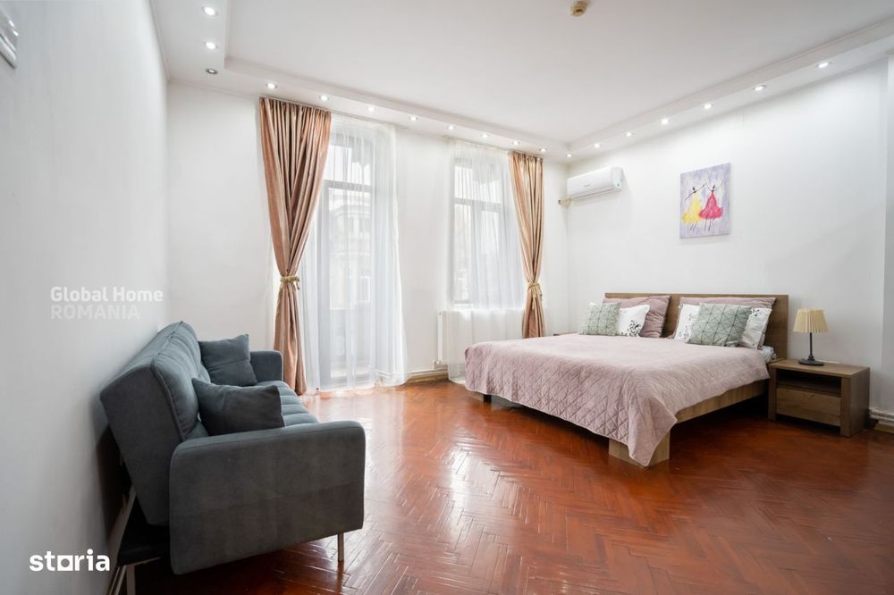 6-Room Apartment  Cismigiu Garden  Private Heating System  Parking