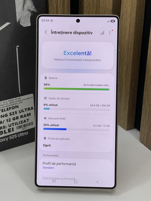 Samsung S25 Ultra 256Gb 12Gb ram Garantie / Factura #60311