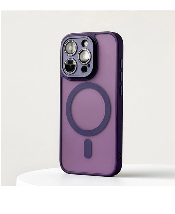 Husa Incarcare Magnetica Plastic Mat Iphone 11/12/13/14/15/16/PRO/MAX