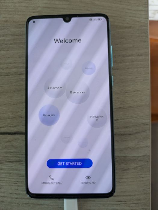 Huawei P30, 6GB RAM, 128GB, dual sim, Google play, син цвят