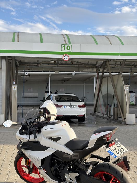 CFMOTO 450SR 2025 Nebula White