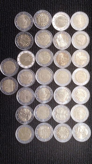 Монеты юбилейные евро коллекционные