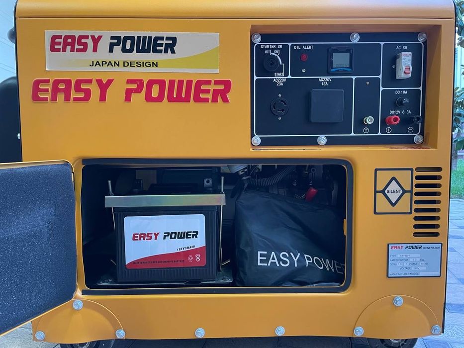 Генератор дизельный Easy Power EP7500T, б/у в отличном состоянии
