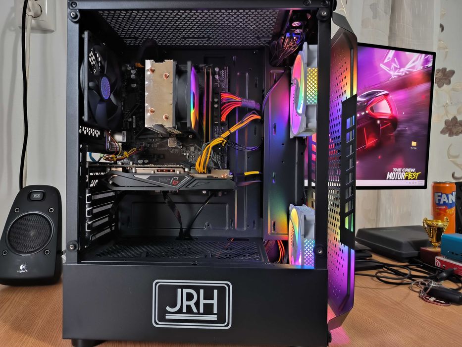 Unitate PC GAMING Ryzen 5 3600X 4.4Ghz/16GB DDR4/RX570 8GB/SSD/HDD