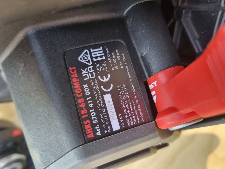 Set scule wurth corp flex,rotopercutor,circular