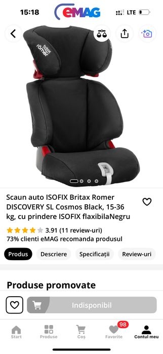 Scaun madina britax romer