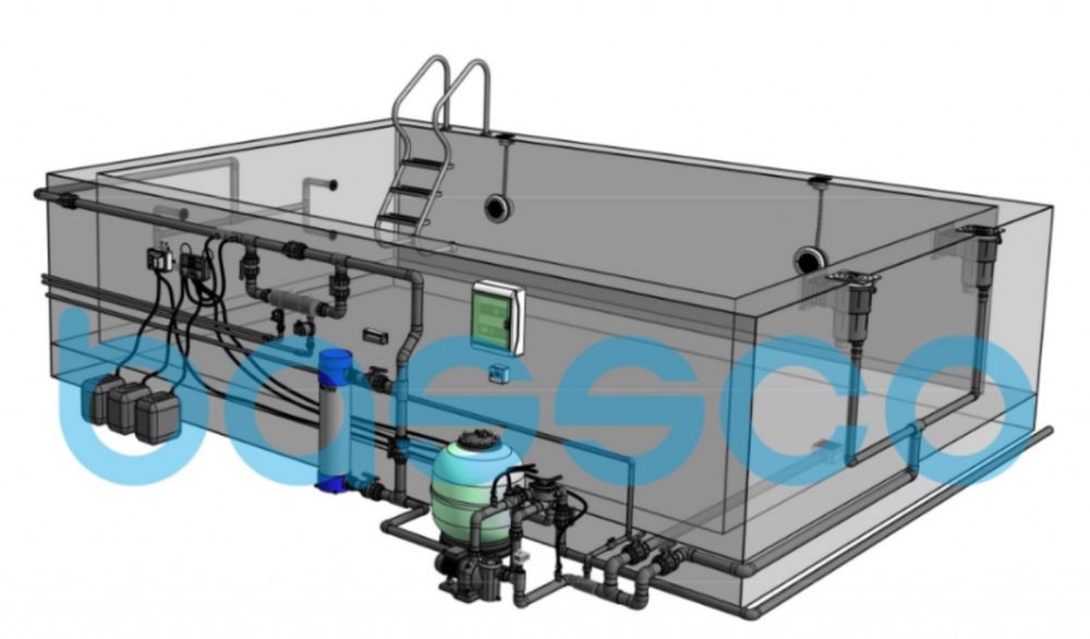 Бассейн скиммерный строительства