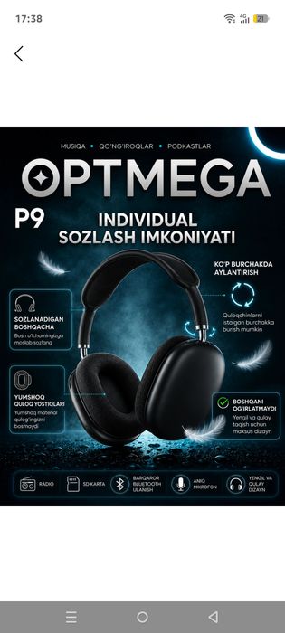 P 9 max hamyonbob narx sifatiga 100% javob