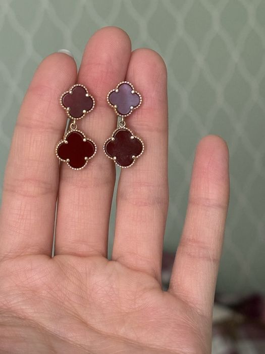 Золотые серьги 585