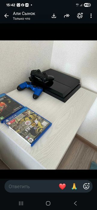 Playstation 4 в хорошем состоянии