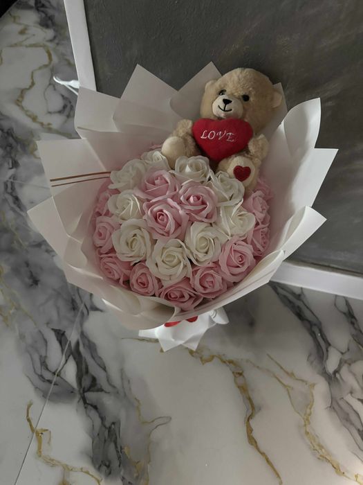 Buchete flori de săpun