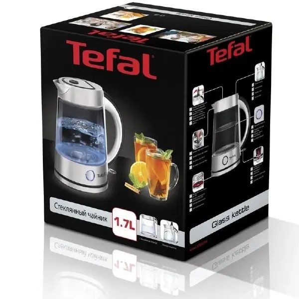 Электрочайник Tefal Glass Kettle KI760D30