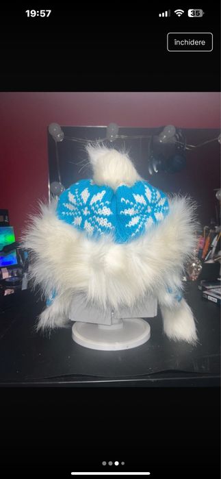 caciula din blana de vulpe