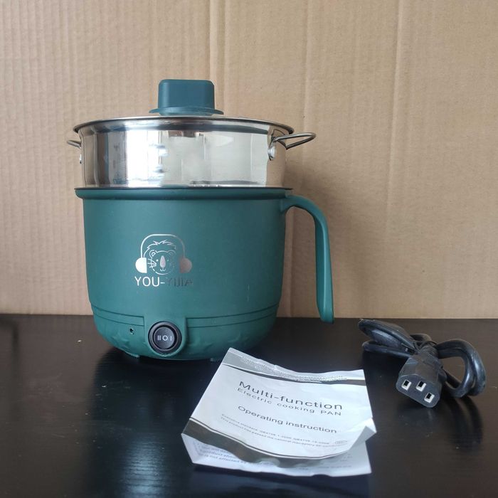 Електрическа тенджера Lynker 1.2L за на супи, нудли, паста, варене на яйца, 600W