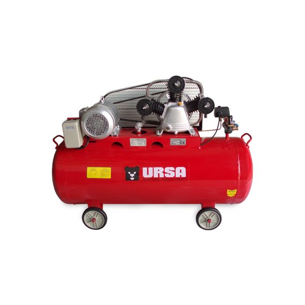 Компресор за сгъстен въздух 3kW/380V 200L бутилка URSA