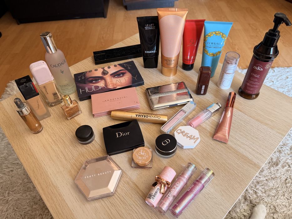 Лот козметика Fenty Huda Armani Dior Natasha Denona Sensai Chanel